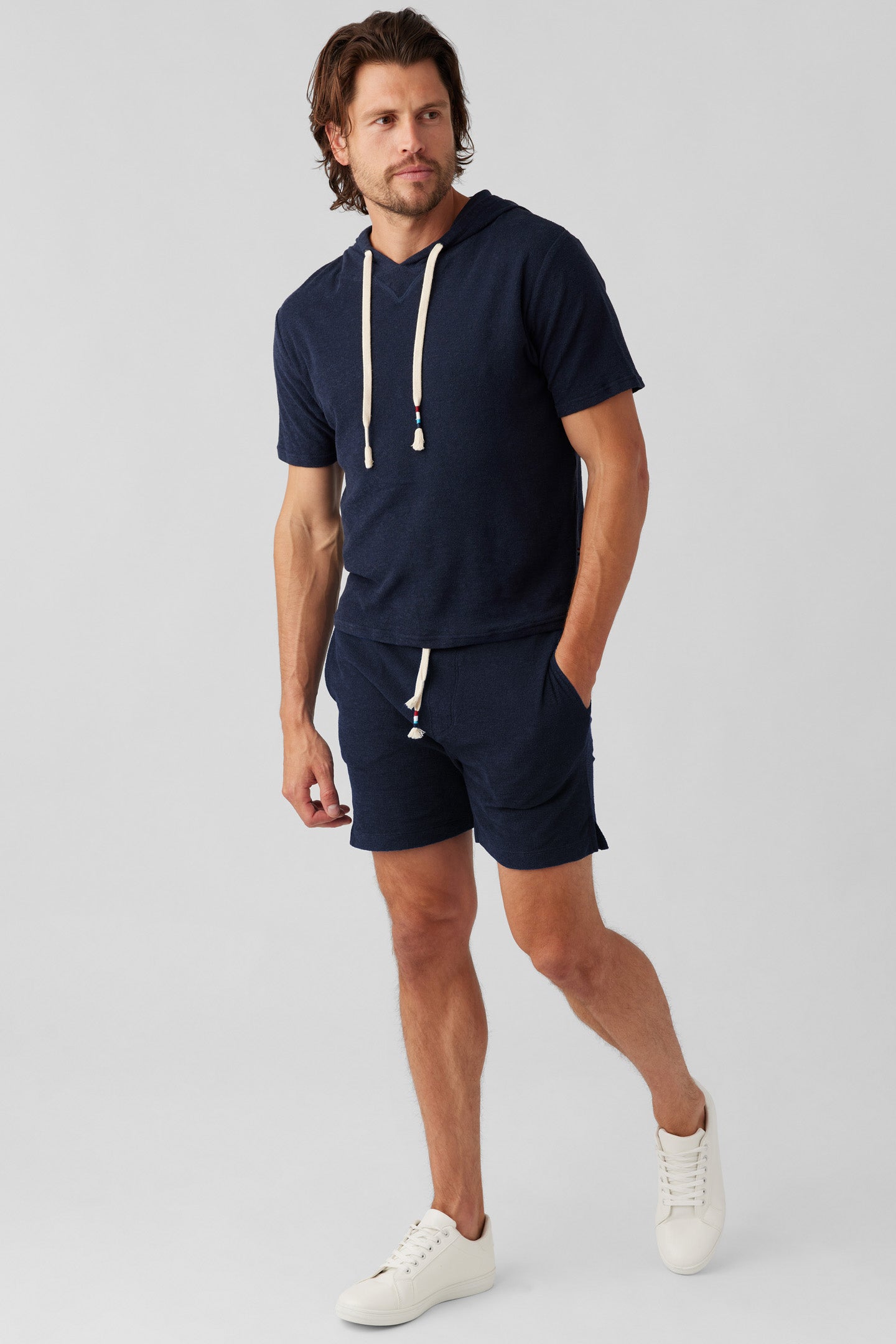 Loop Terry Short Sleeve Hoodie