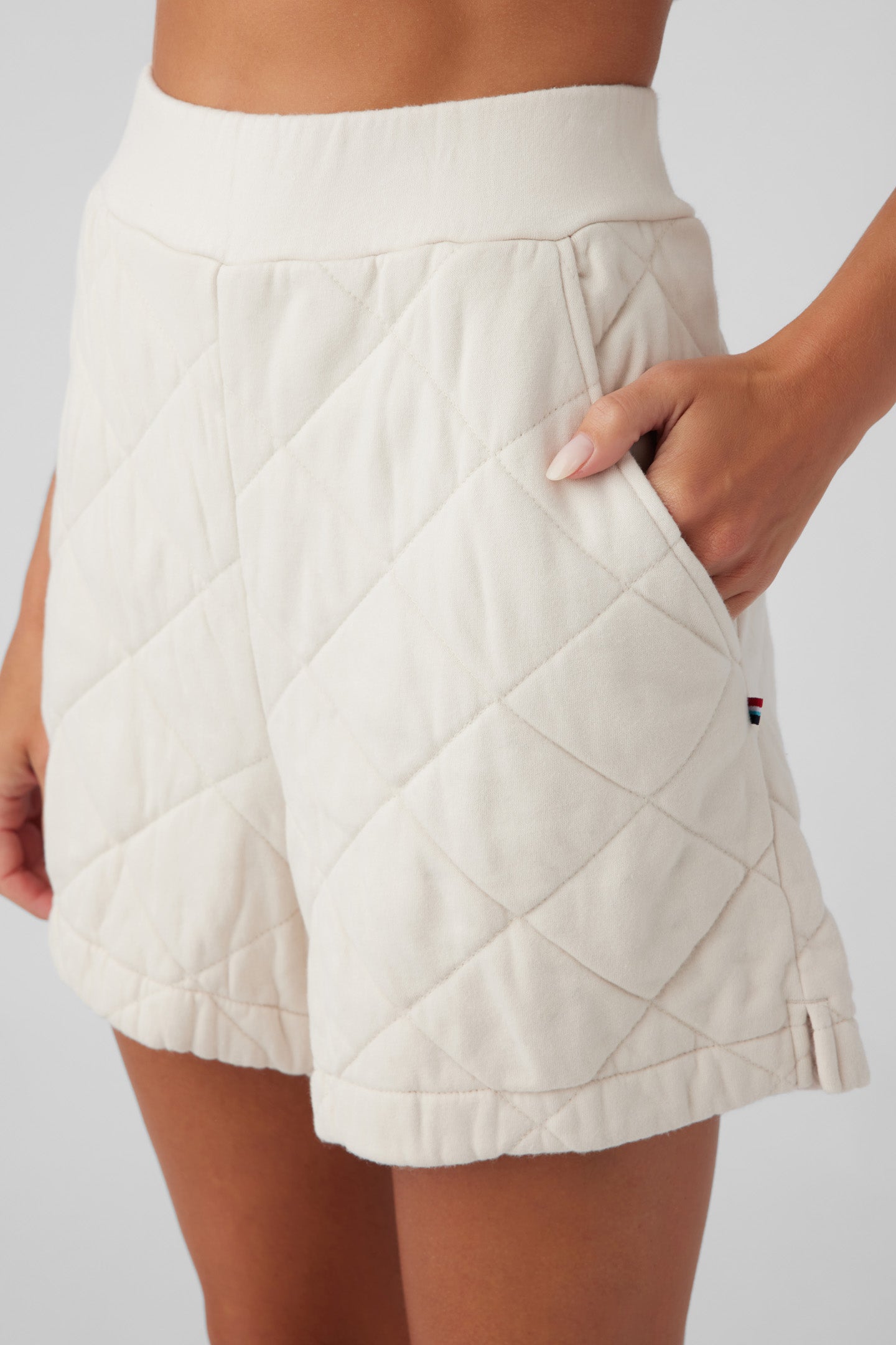 Quilted Midi Short