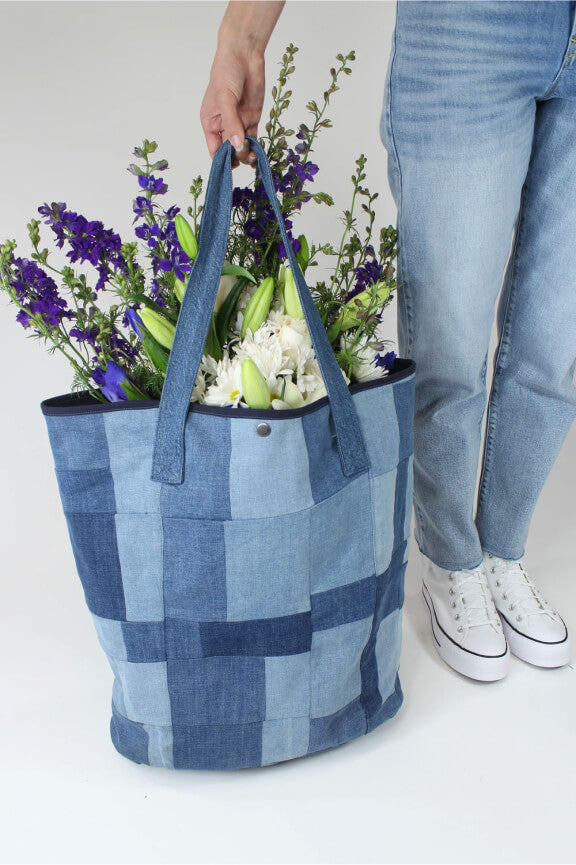 Porter Blue X People of Leisure - Scrapwork Tote Bag