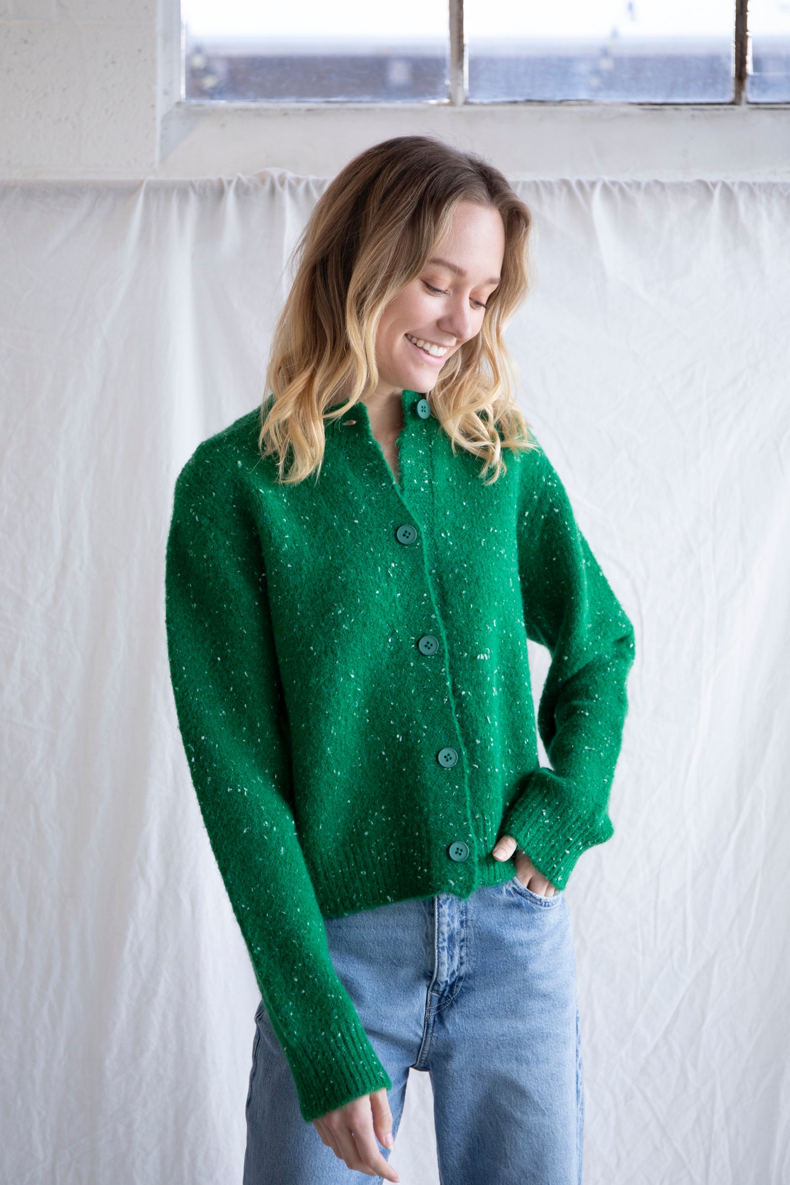 Copenhagen Cardigan in Green