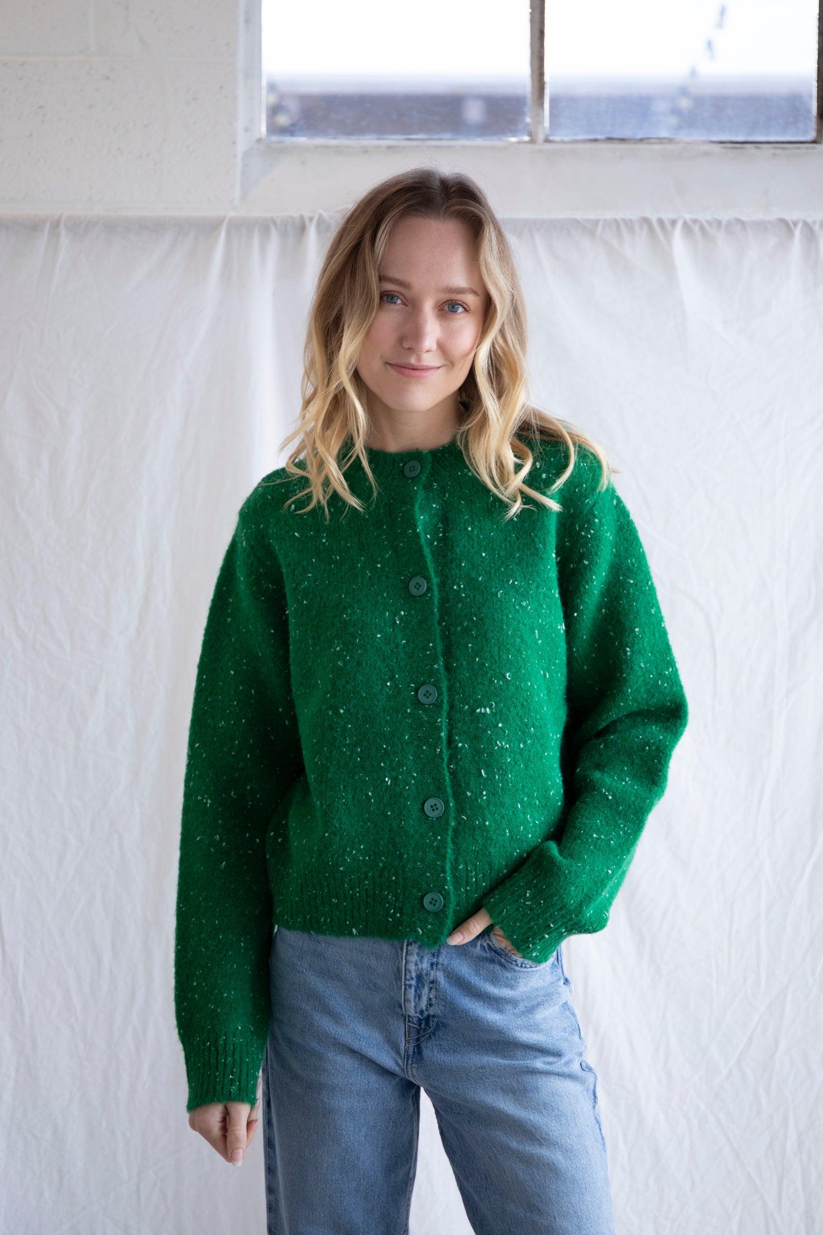 Copenhagen Cardigan in Green