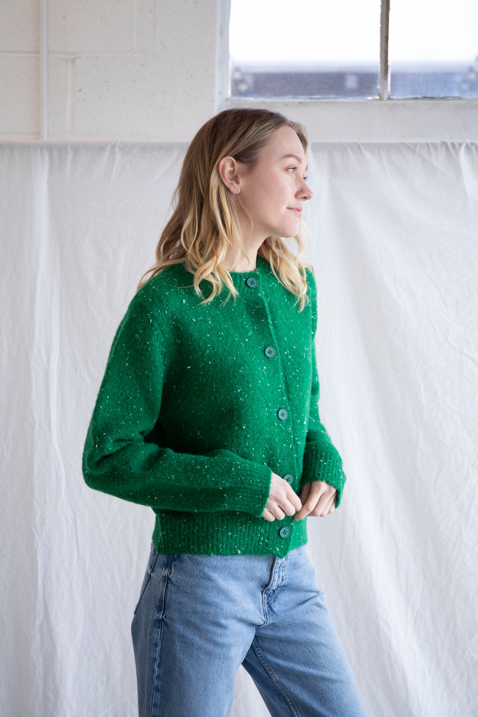 Copenhagen Cardigan in Green