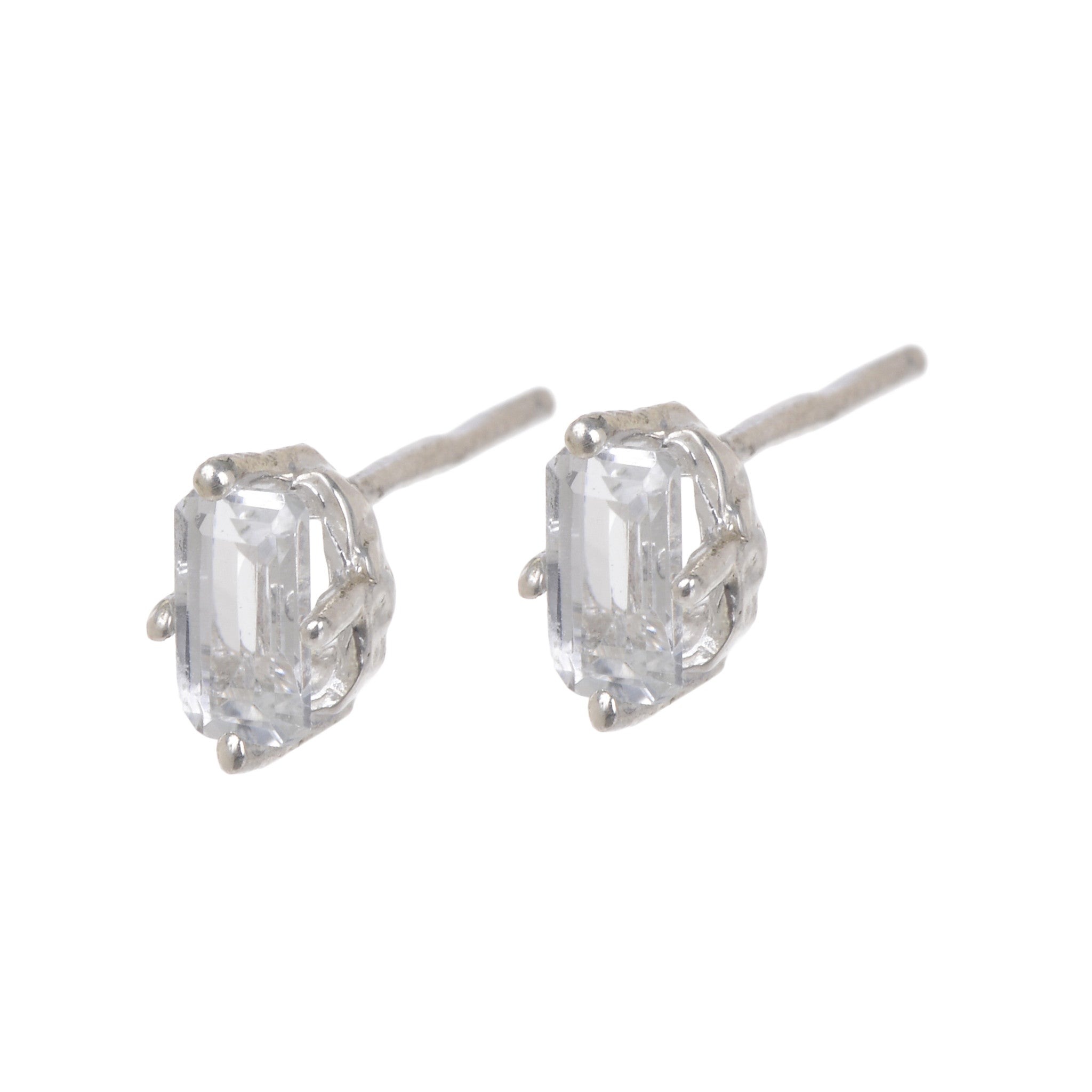 Jordan Earrings - White Topaz