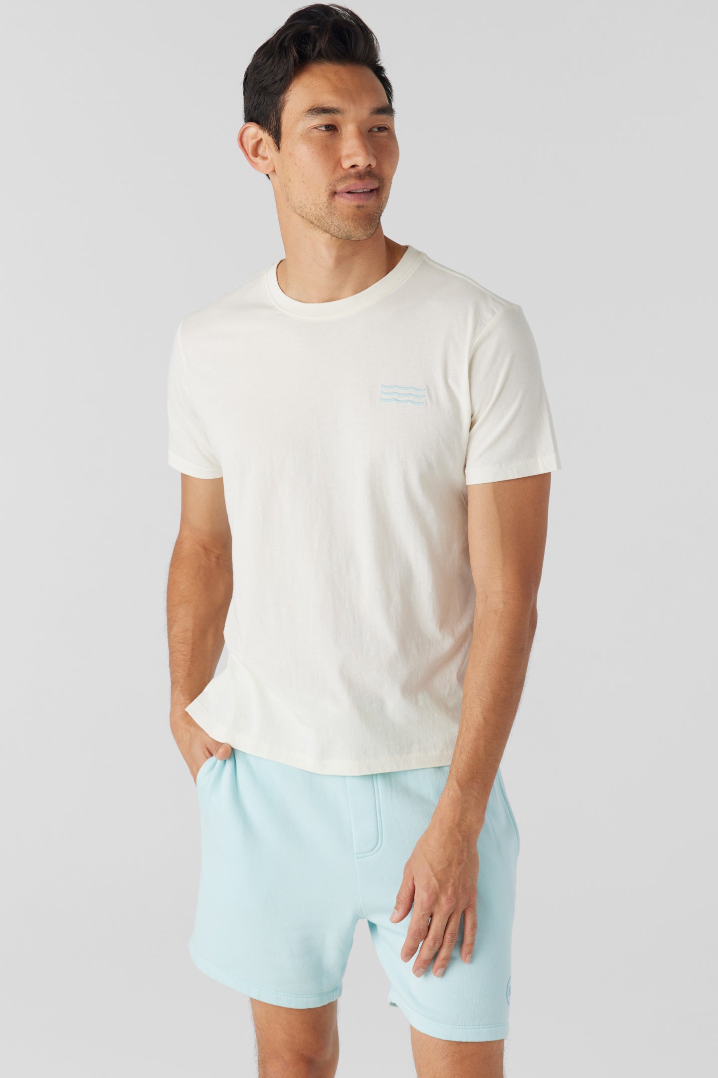 Waves Sunset Ringer Tee