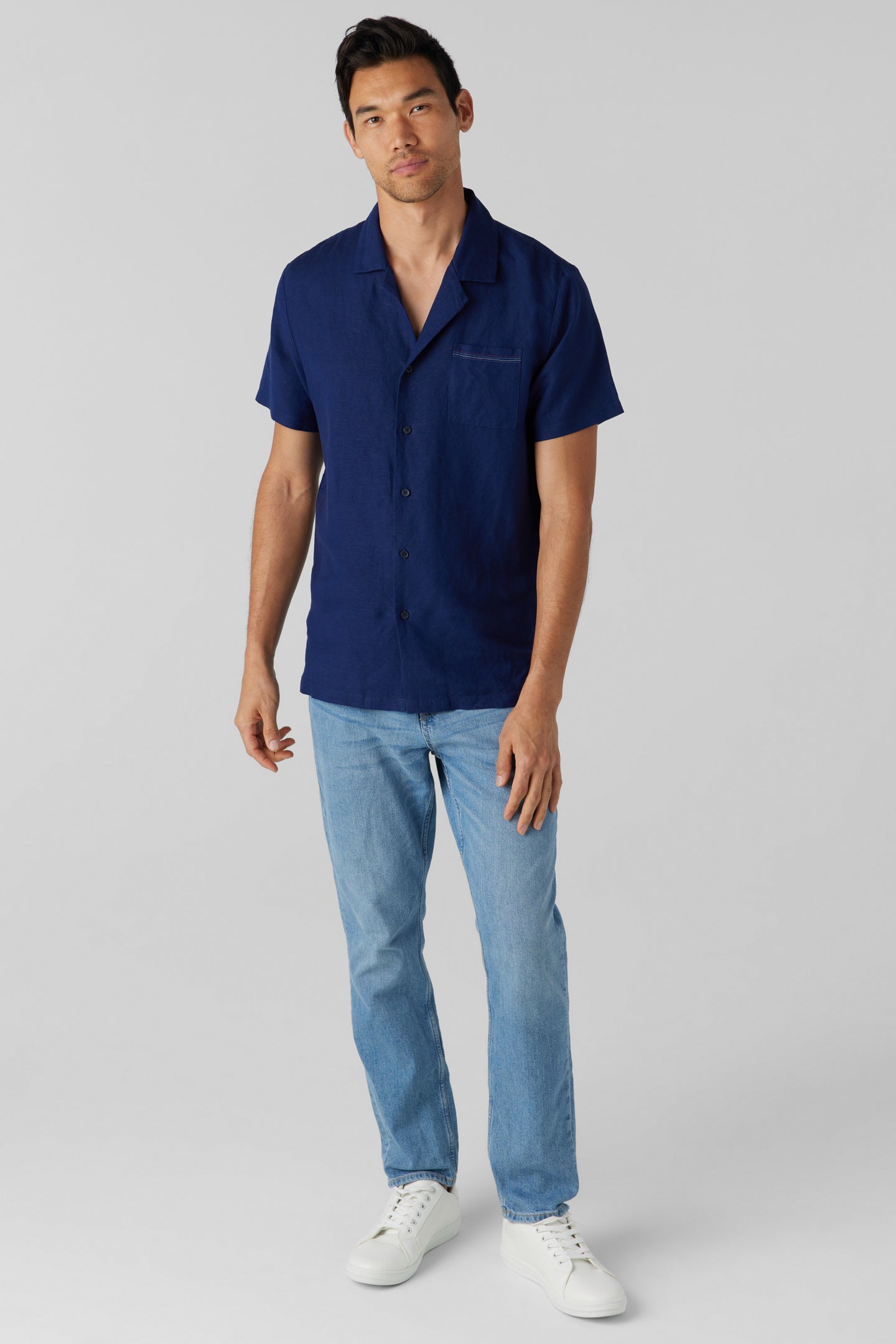 Drayton Cabana Linen Shirt