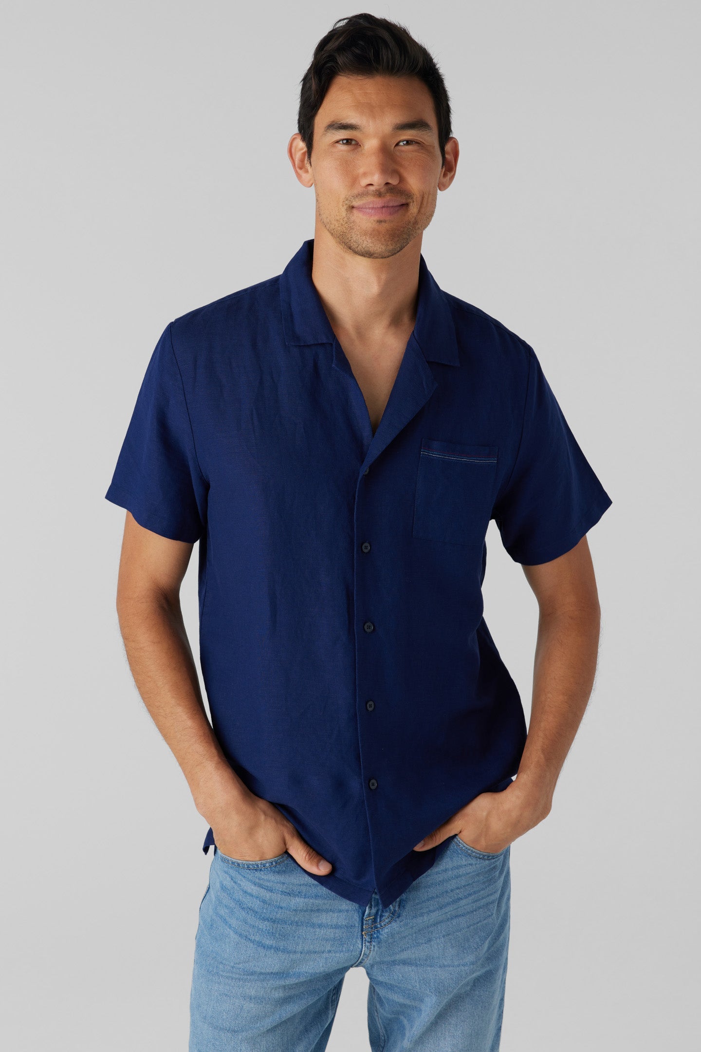 Drayton Cabana Linen Shirt