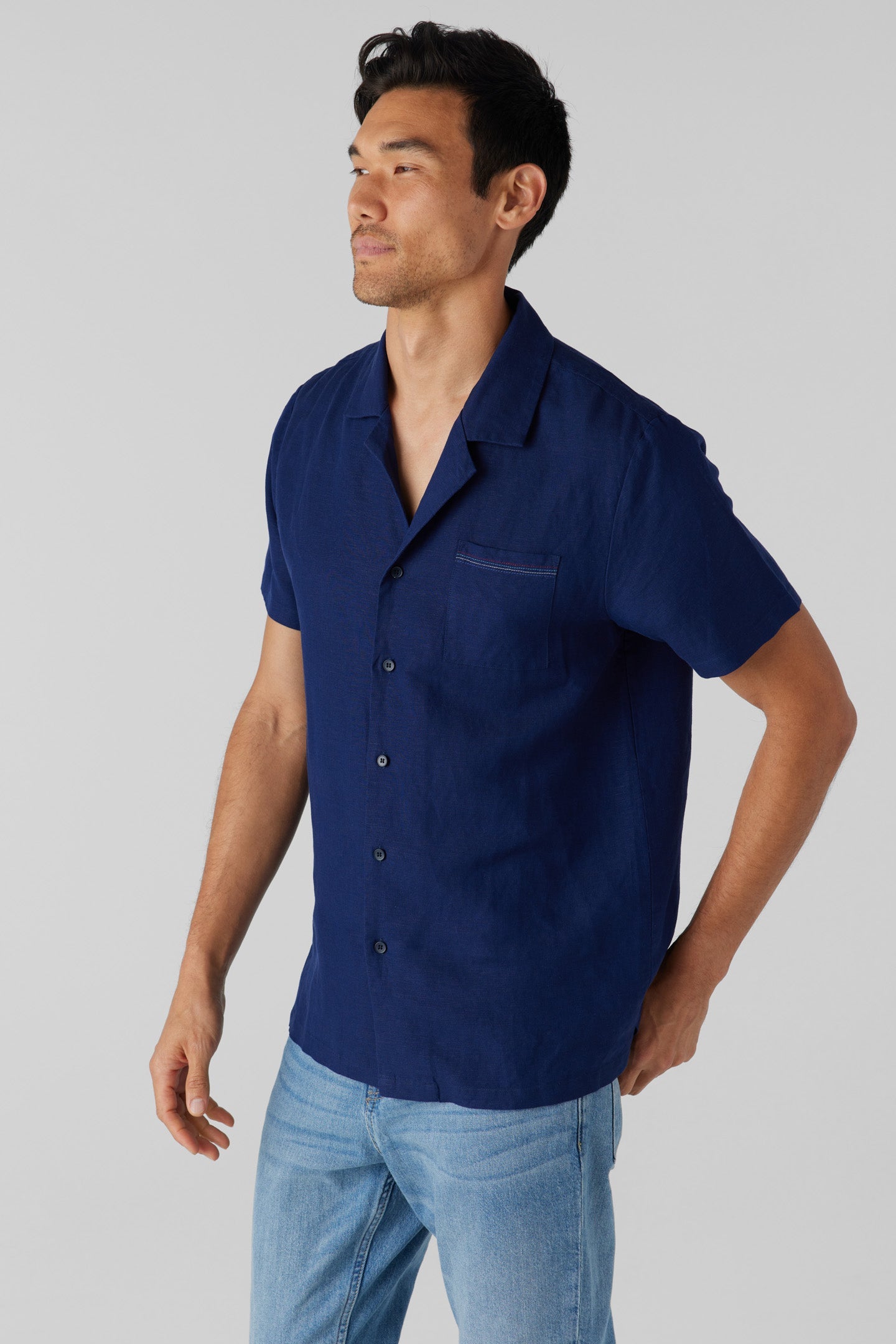 Drayton Cabana Linen Shirt