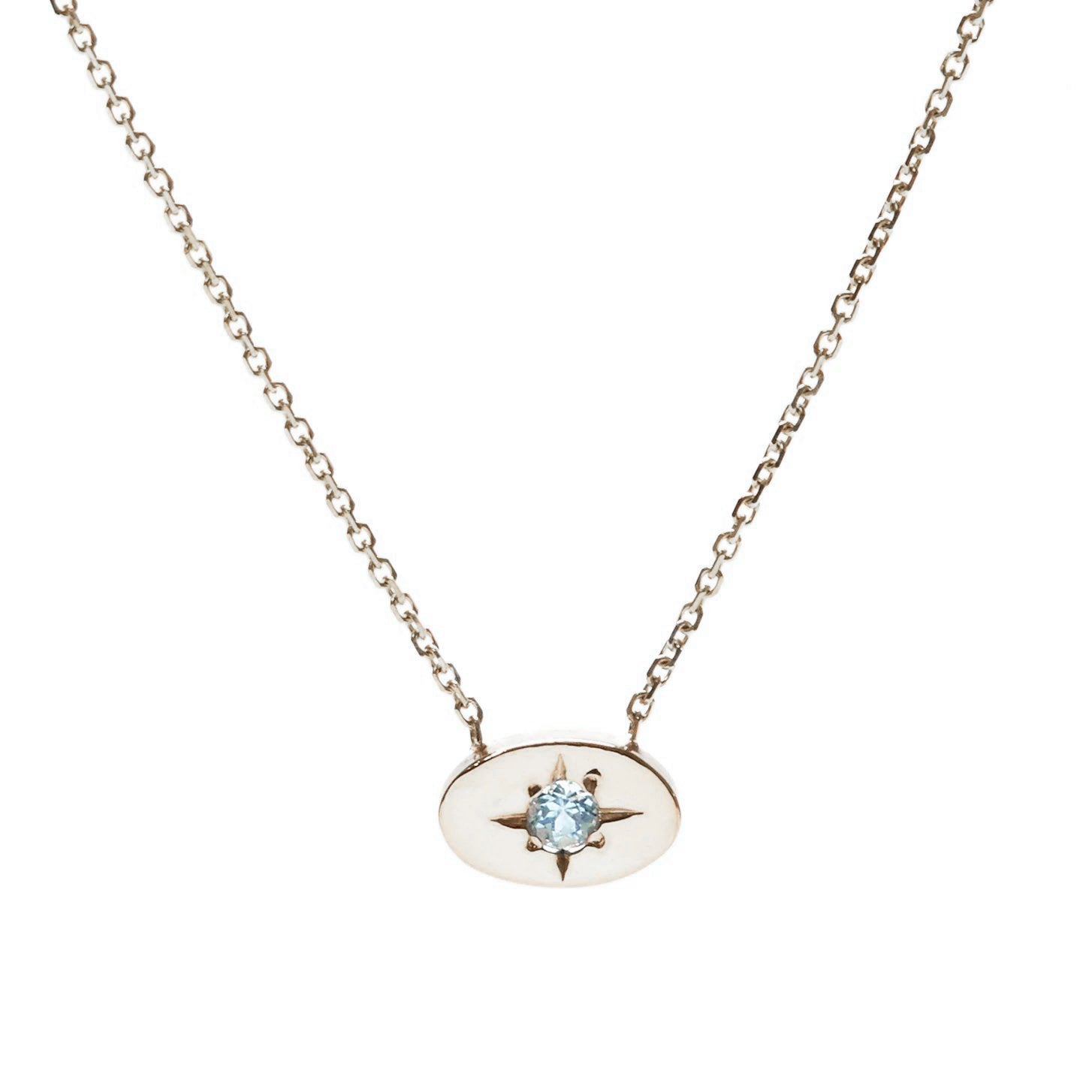 Nara Necklace - Aquamarine (March)