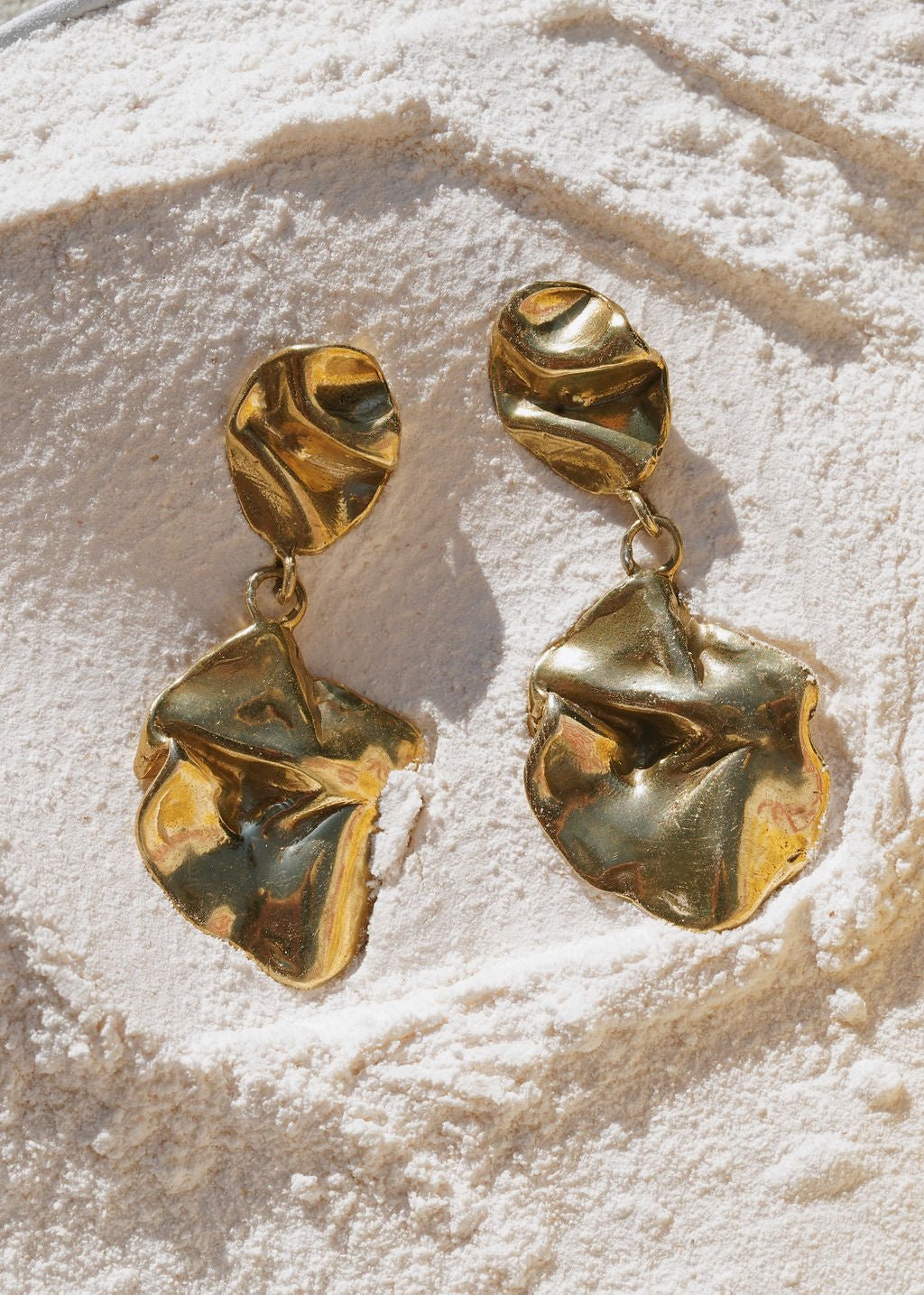 Bajada Gold Double Drop Earrings