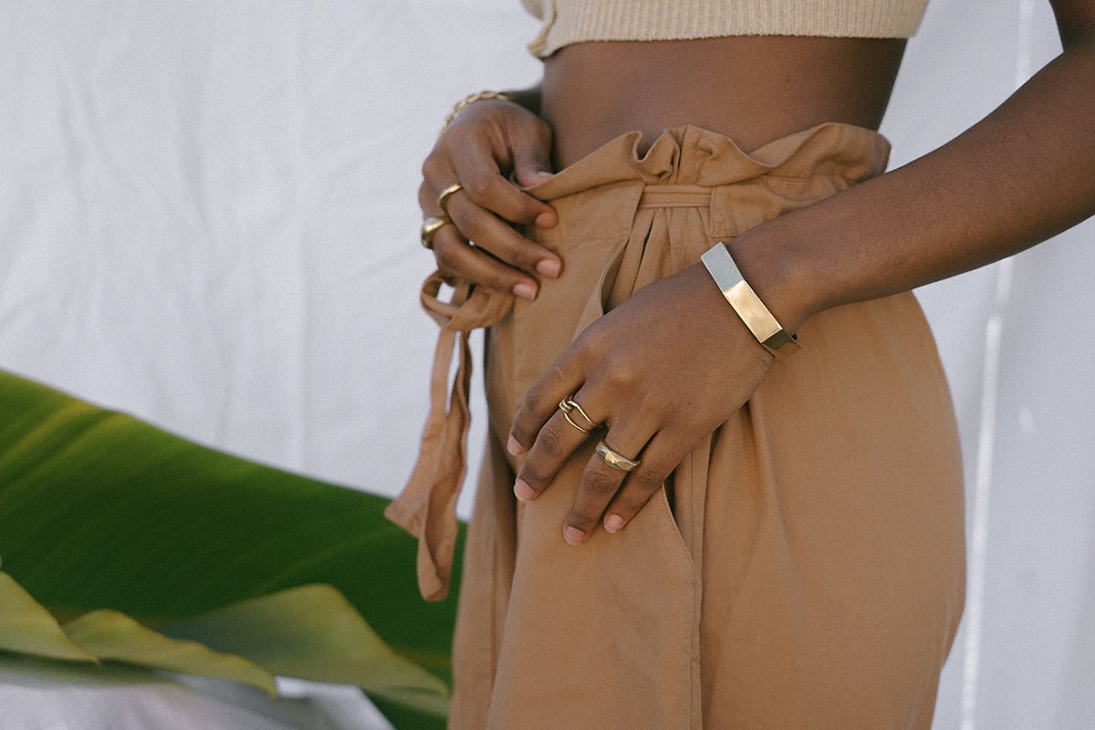 Big Butte Ring - Organic Faceted Ring in Silver or Gold