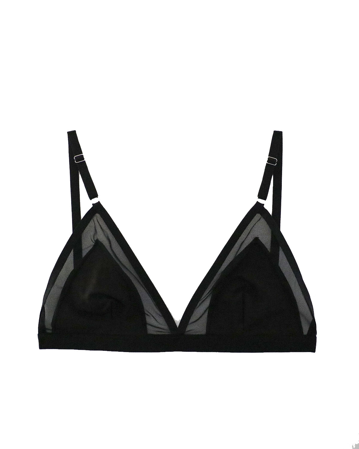 Contrast Bra in Black