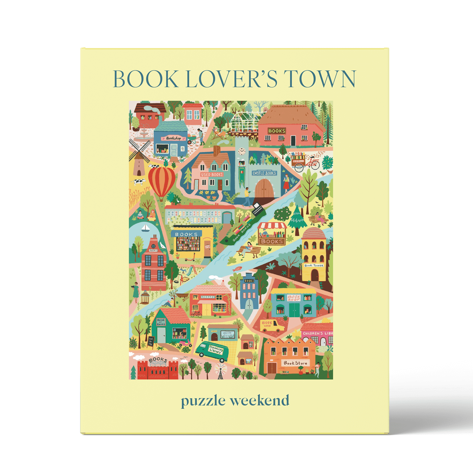 Book Lover's Town 1000 Piece Jigsaw Puzzle