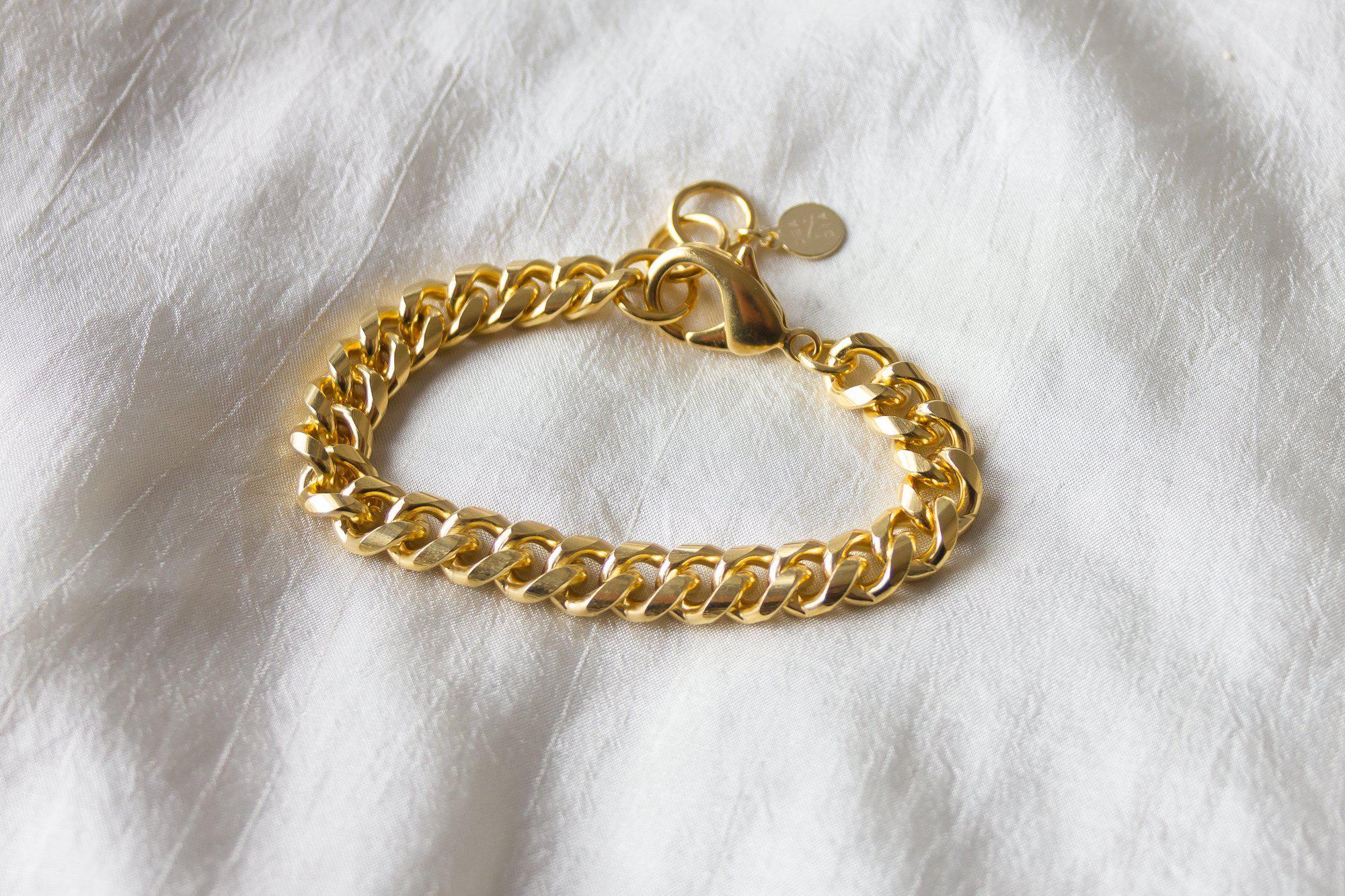 Golda Cuban Chain Bracelet