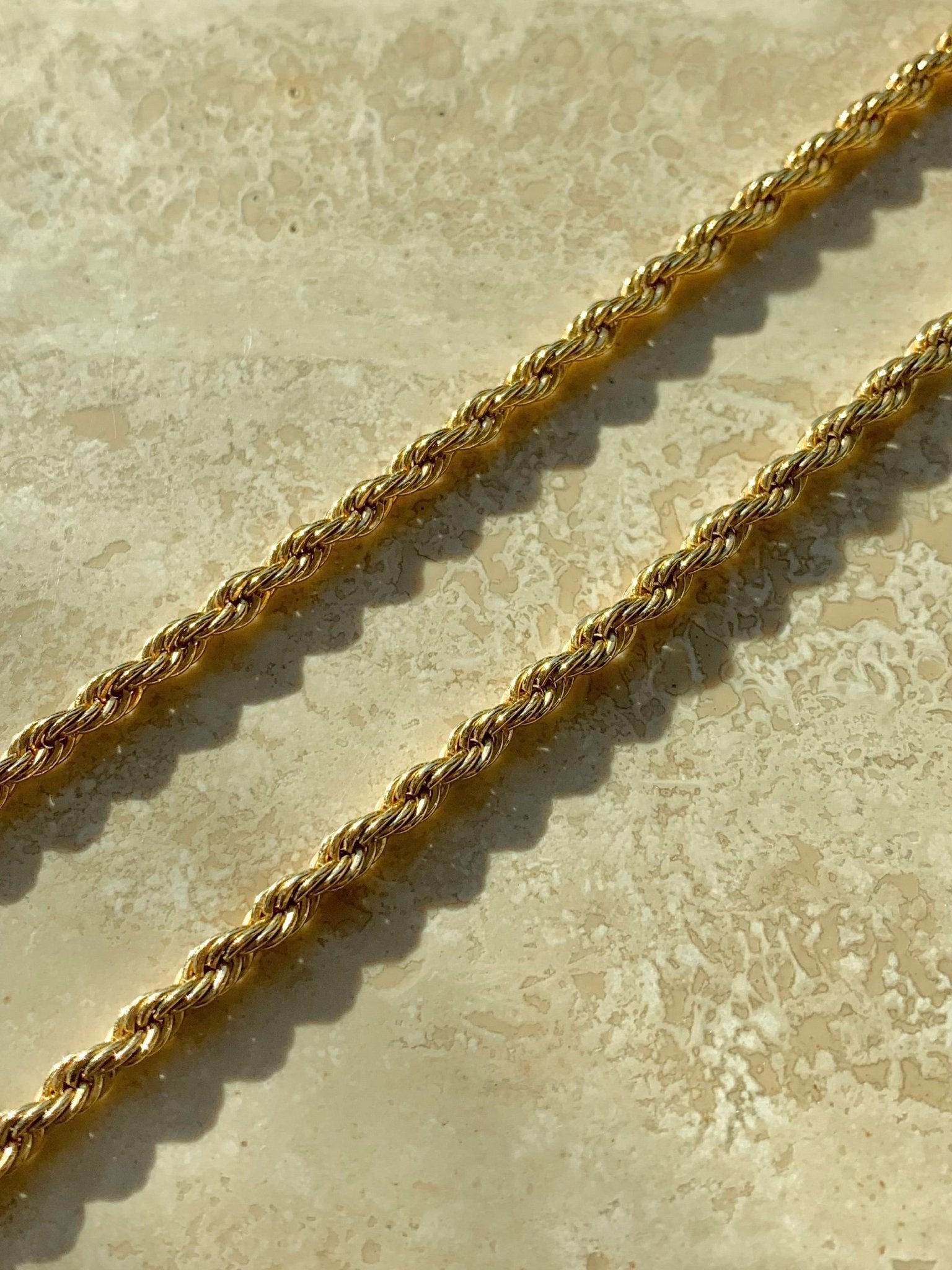 Grandma's Gold Rope Chain Necklace