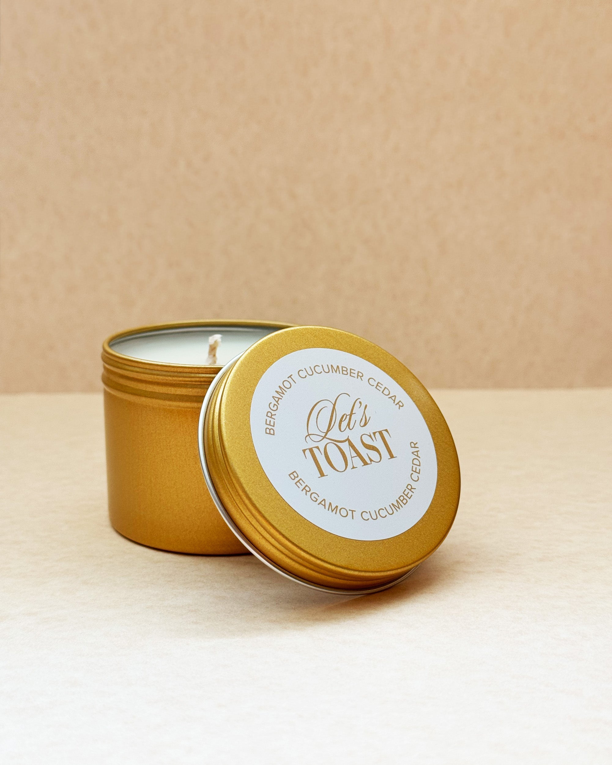 Let's Toast - 4oz. Candle Tin