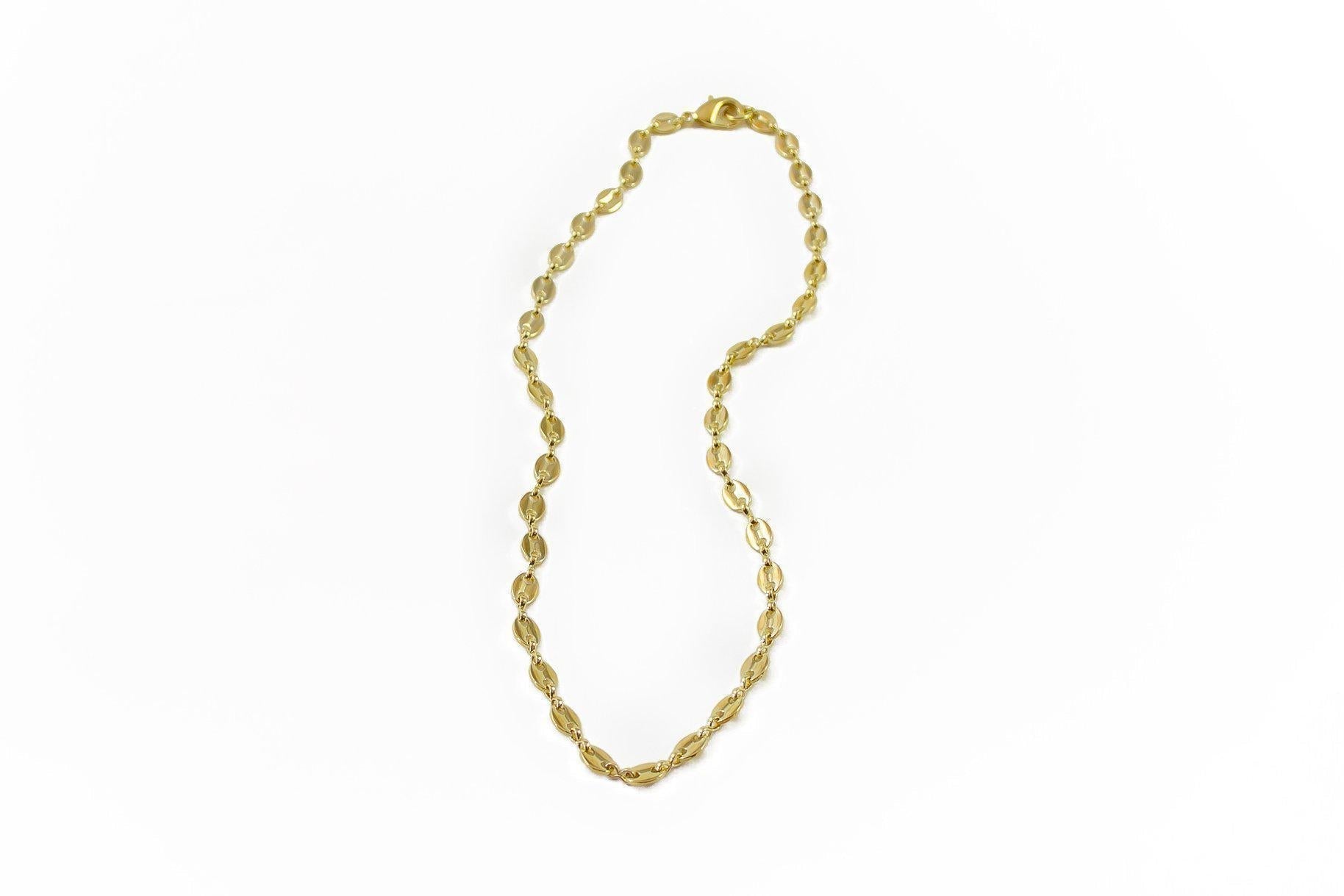 Maritime Necklace - Gold Mariner Chain Necklace