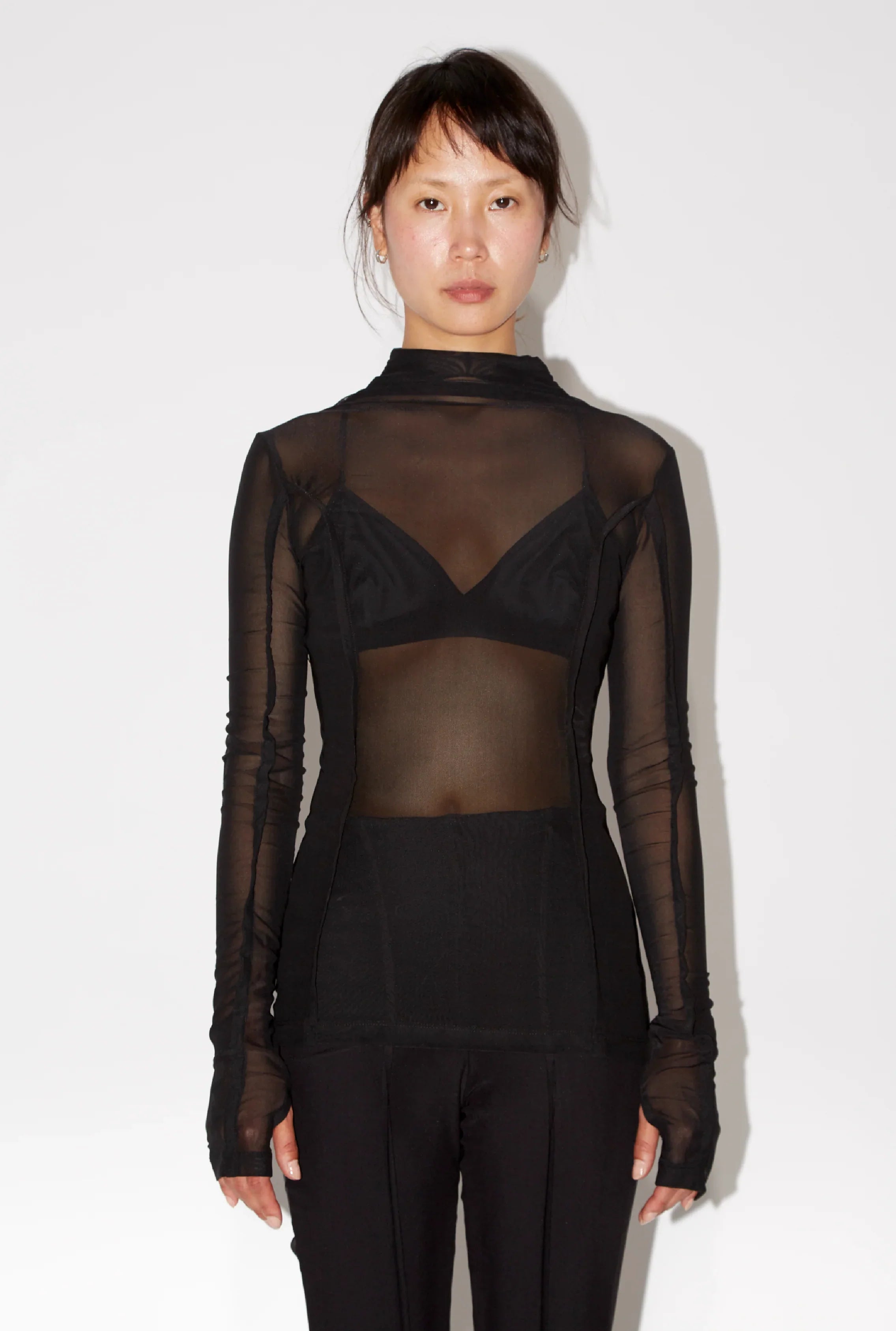 MESH TOP - BLACK