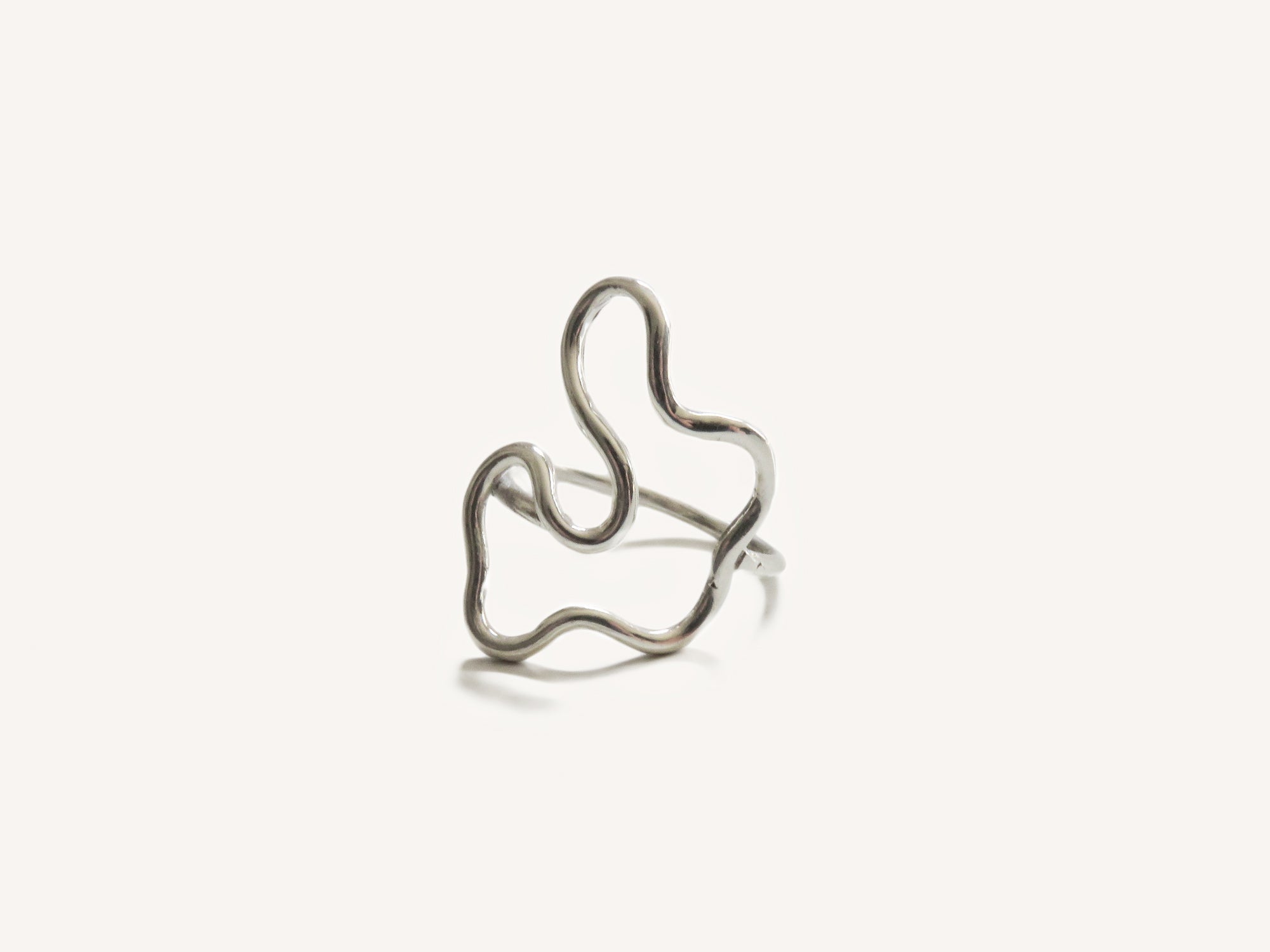 Puddle Ring - Gold Abstract Ring