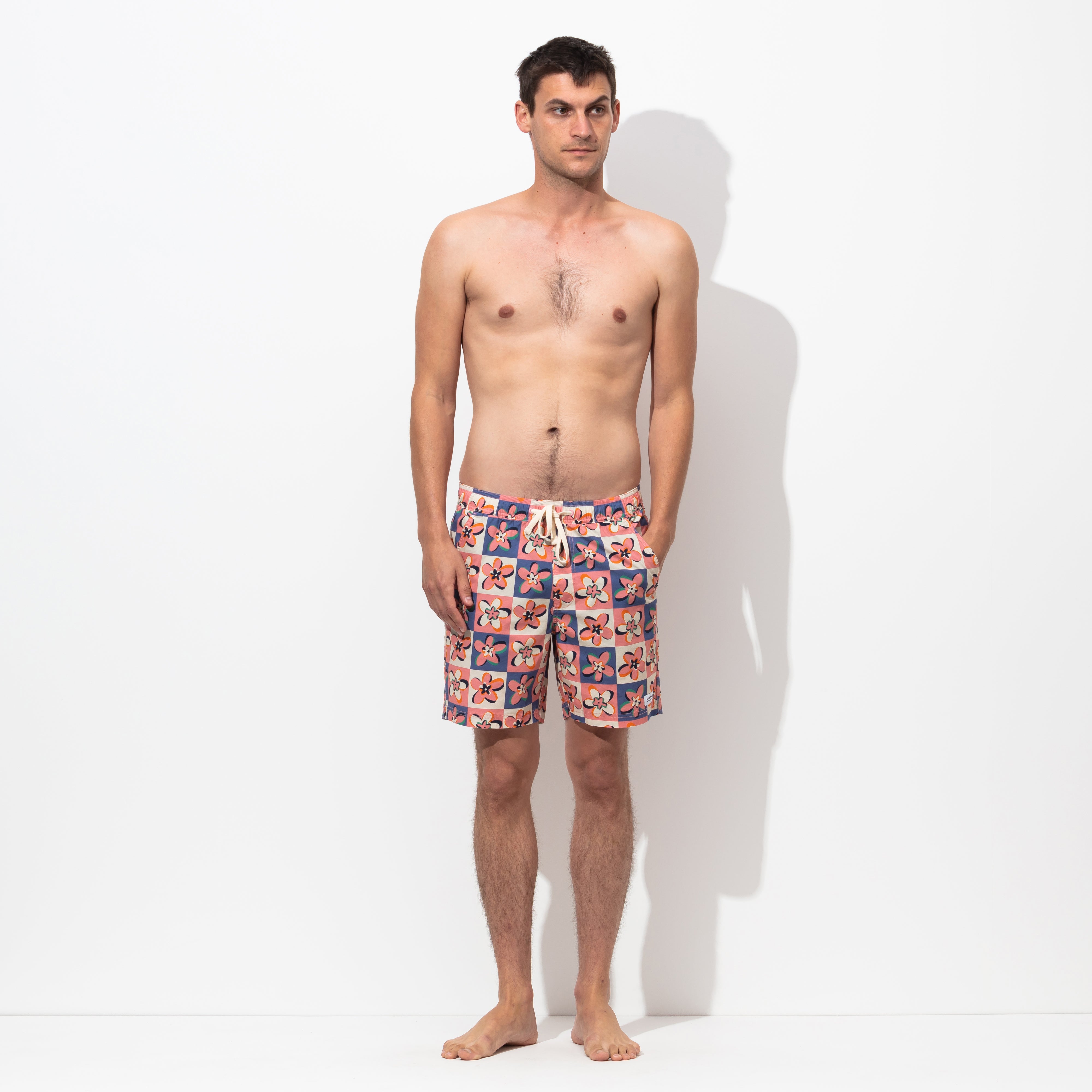 Candy Elastic Boardshort in Rose Tan