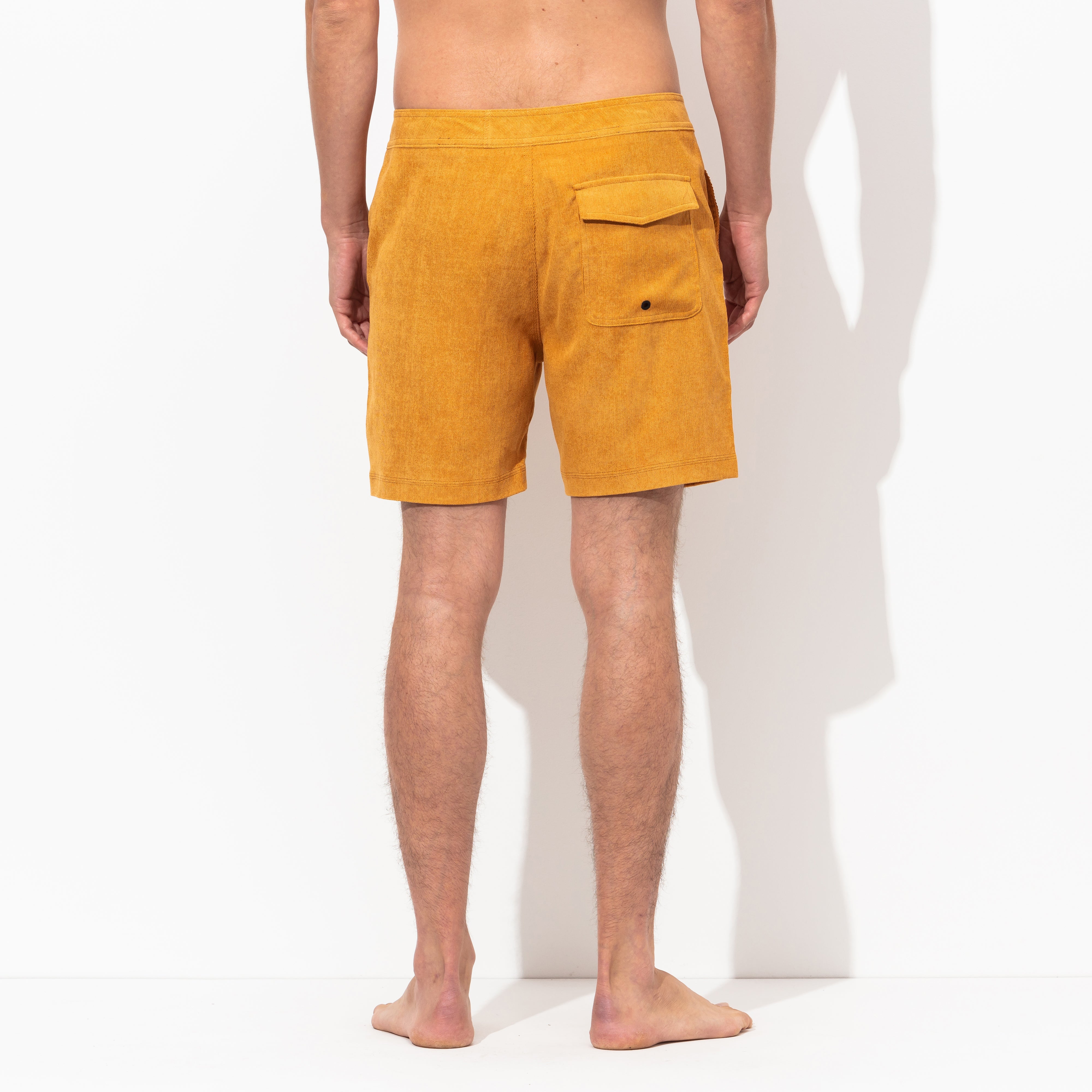 Slow Boardshort in Dark Mustard