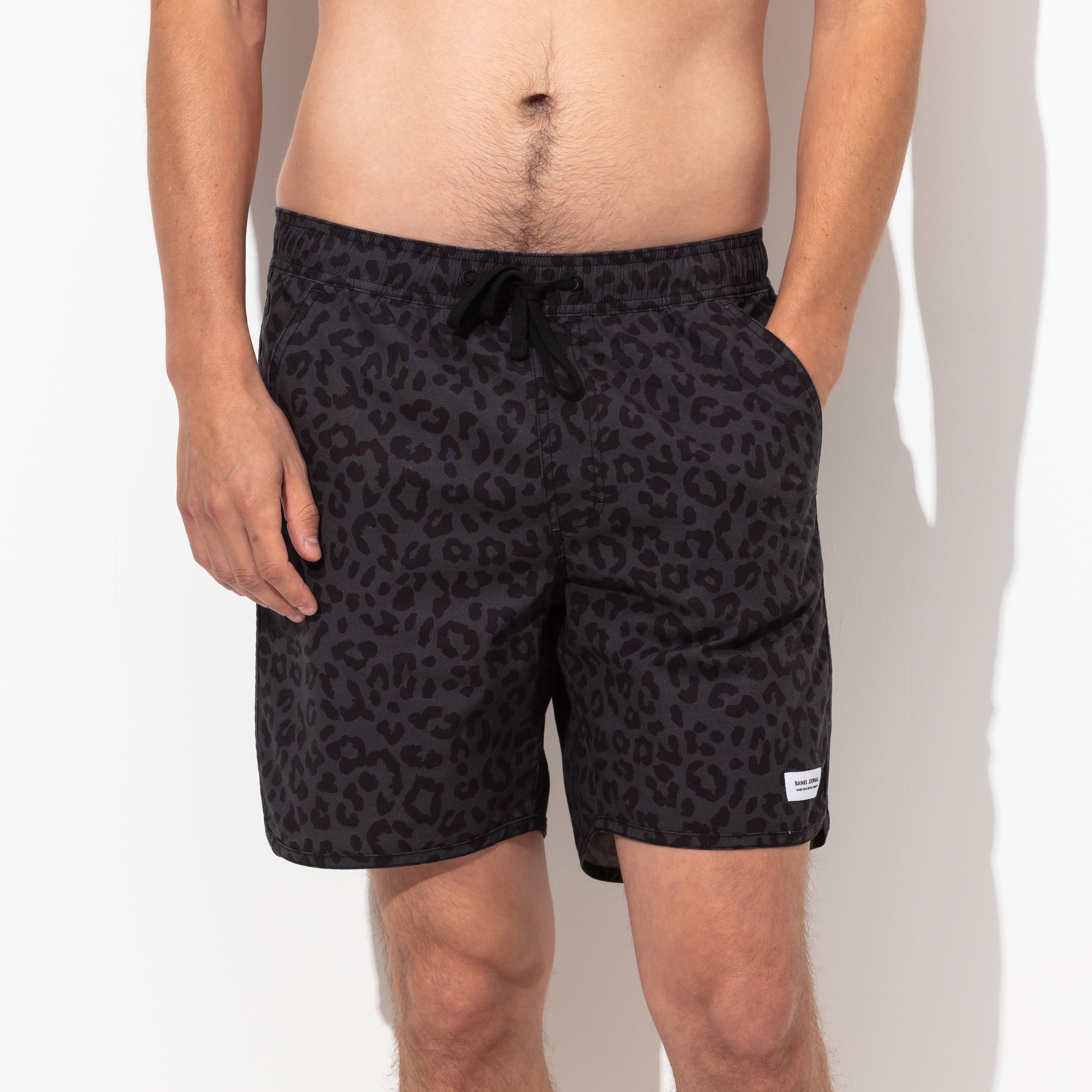 Wilder Elastic Boardshort in Black