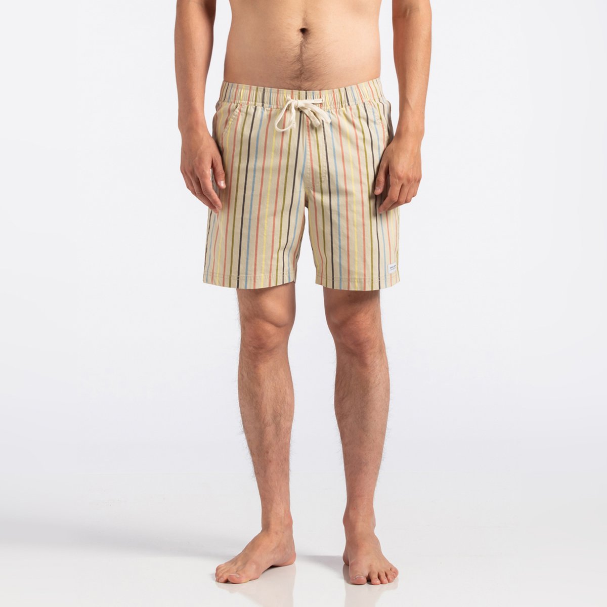 Birmingham Elastic Boardshort in Bone