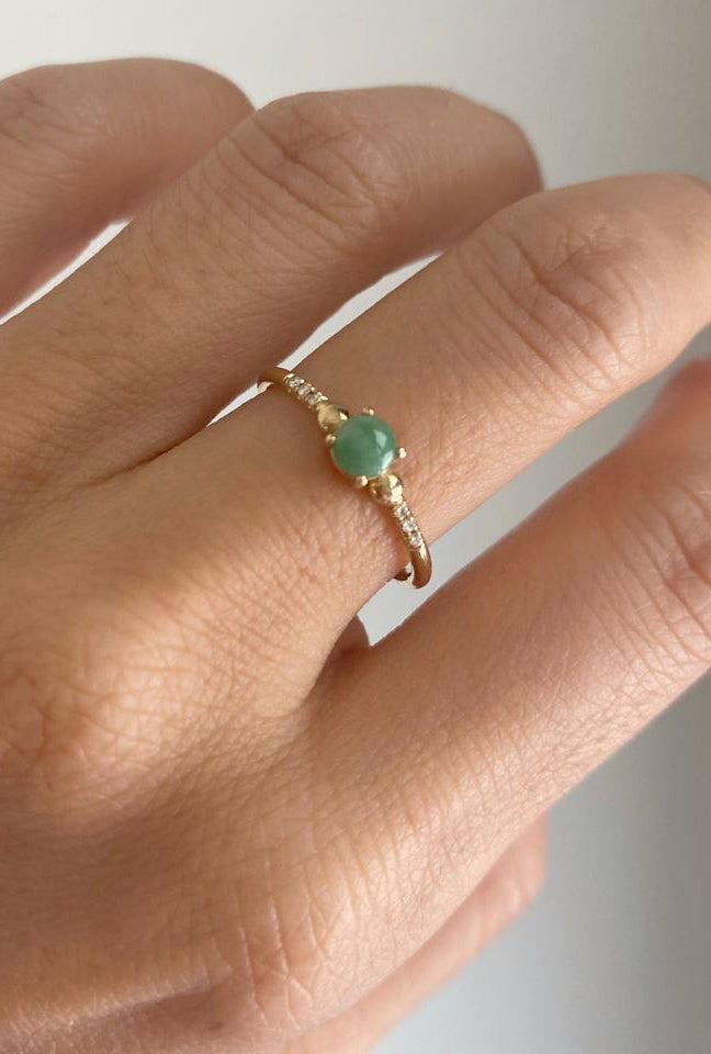 Jadeite Equilibrium Ring