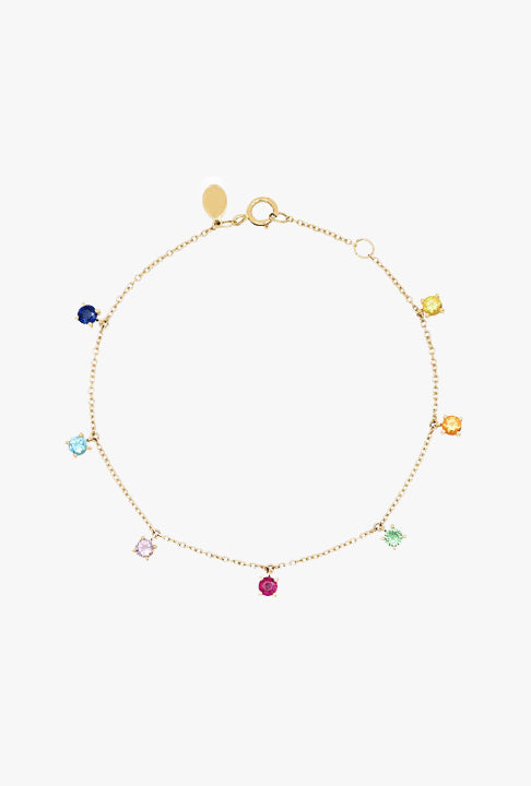 Rainbow Charm Bracelet