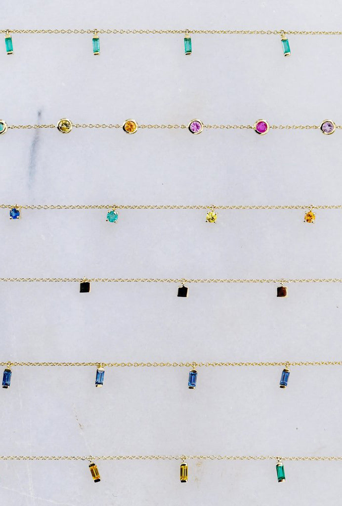 Rainbow Charm Necklace