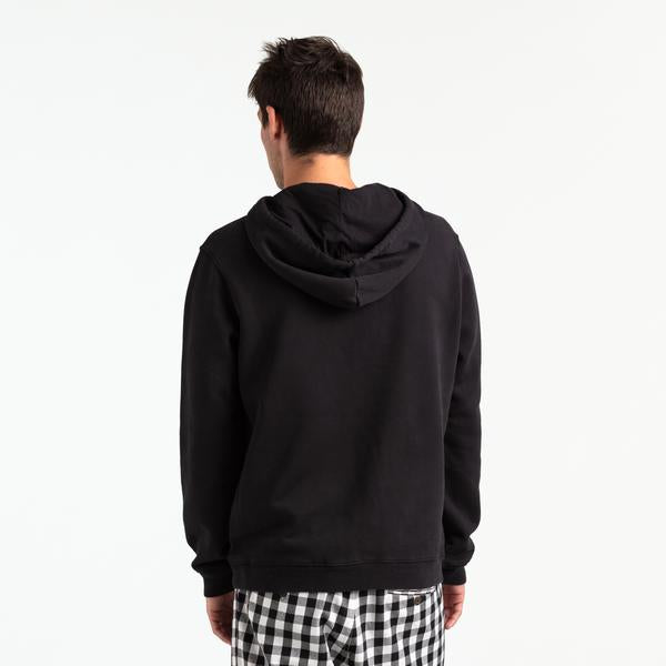 Primary Hood Deluxe Fleece in Dirty Black