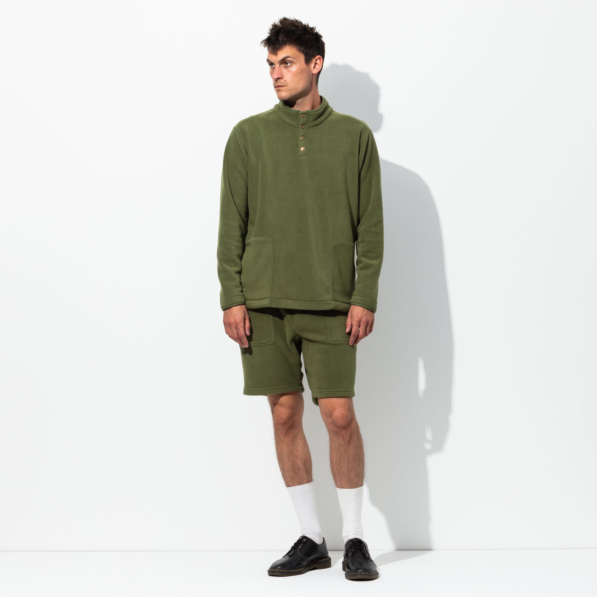 Canyon Deluxe Fleece in Dark Olive