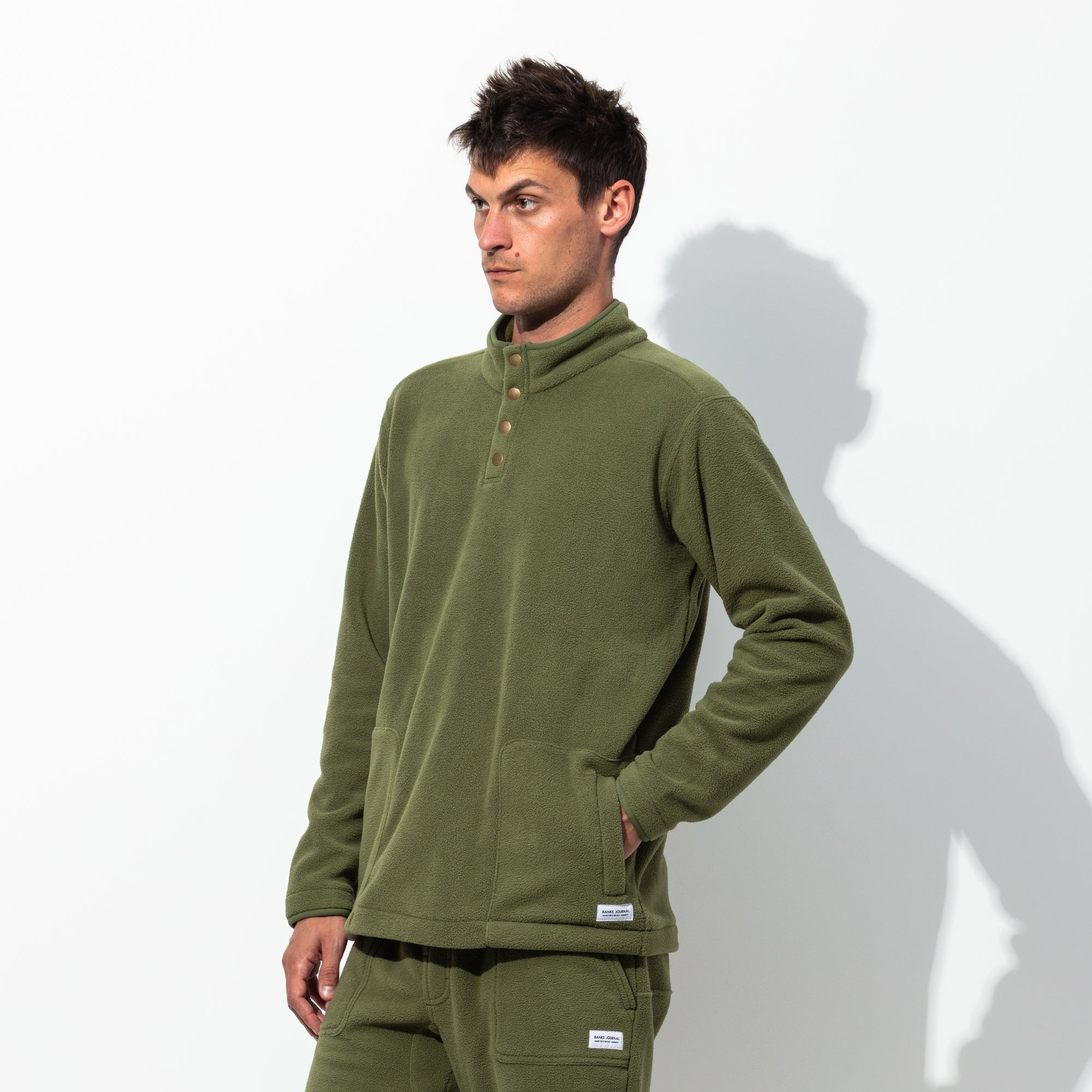 Canyon Deluxe Fleece in Dark Olive