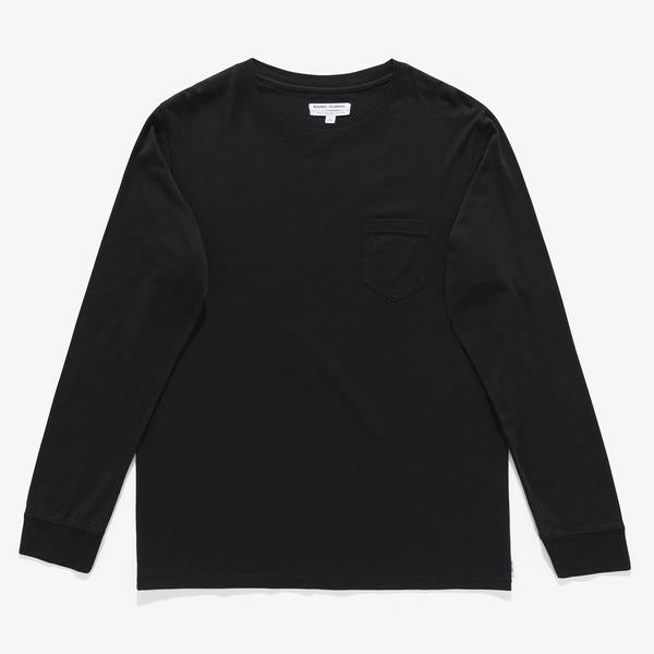 Primary L/S Tee Shirt in Dirty Black