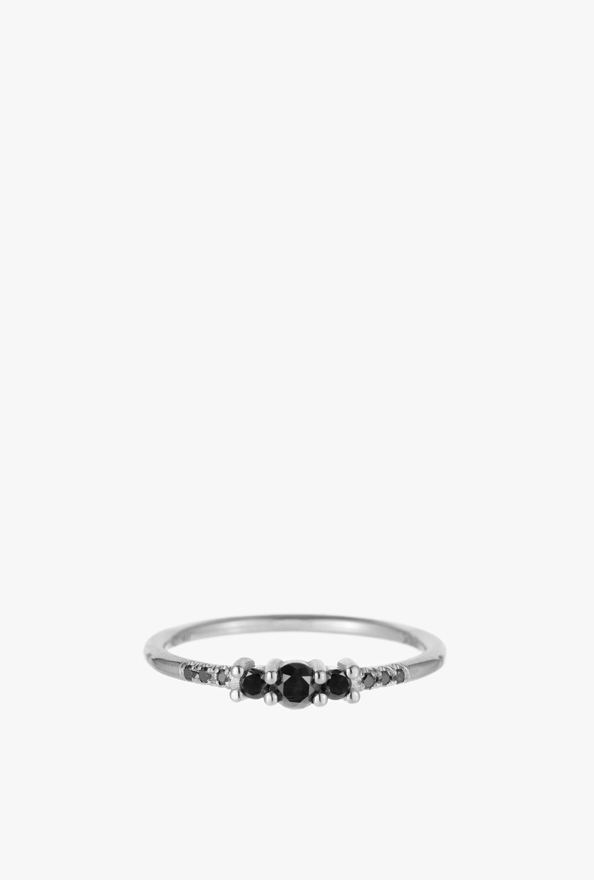 Black Diamond Trio Equilibrium Ring