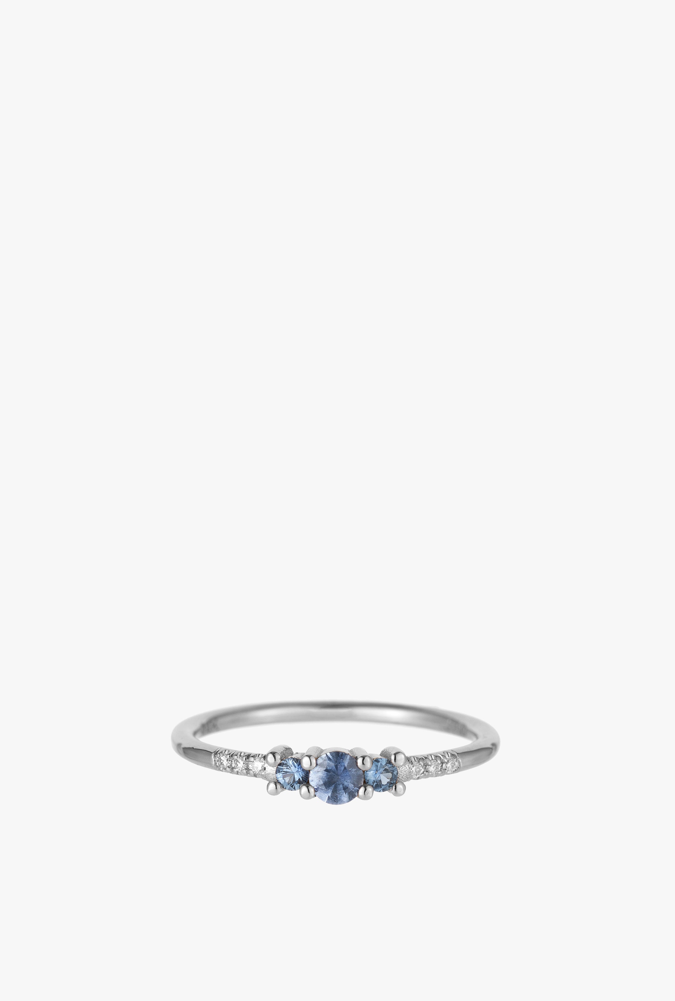 Sapphire Trio Equilibrium Ring