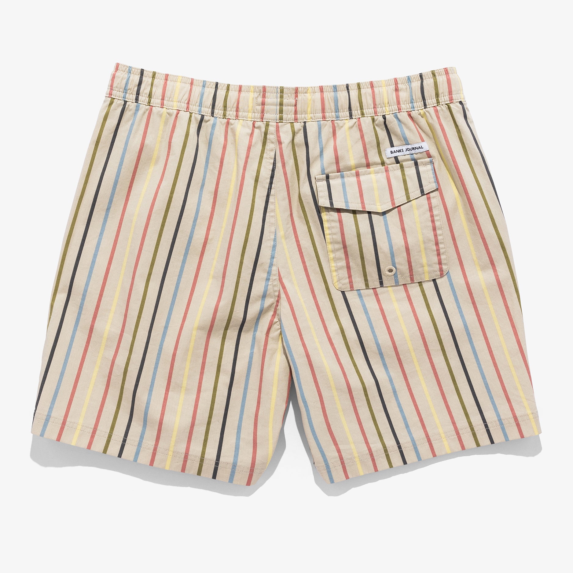 Birmingham Elastic Boardshort in Bone