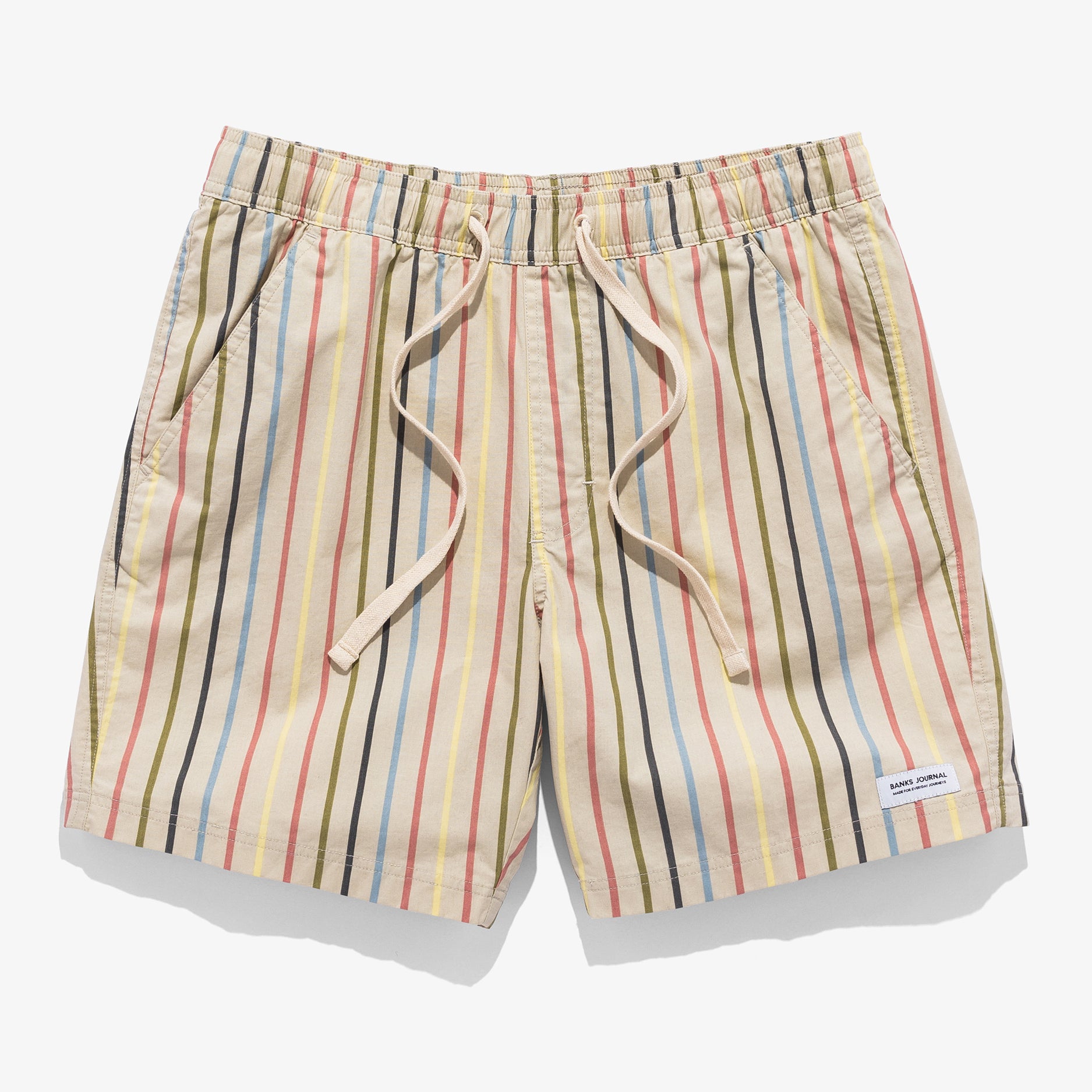 Birmingham Elastic Boardshort in Bone