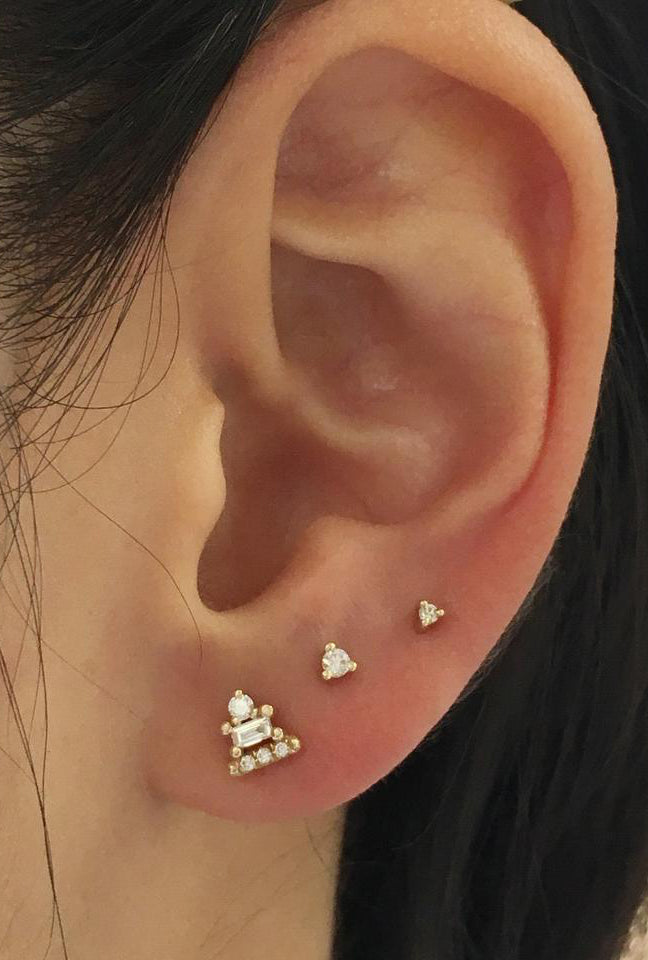 Diamond Dot Stud